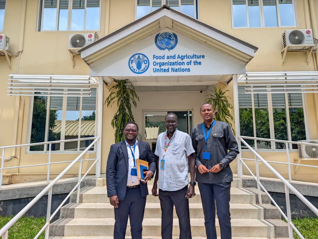 RGPartnersLtd's tweet photo. Our CEO @MathieuRW and Senior Consultant Dr. Christian Joshi are in Juba today consulting with FAO South Sudan, Gov’t & UN agencies on advancing a Disaster Risk Financing Strategy to strengthen resilience. 🌍💡
#RiskFinancing #SouthSudan #RGPartners https://t.co/FlMNRkWYAc