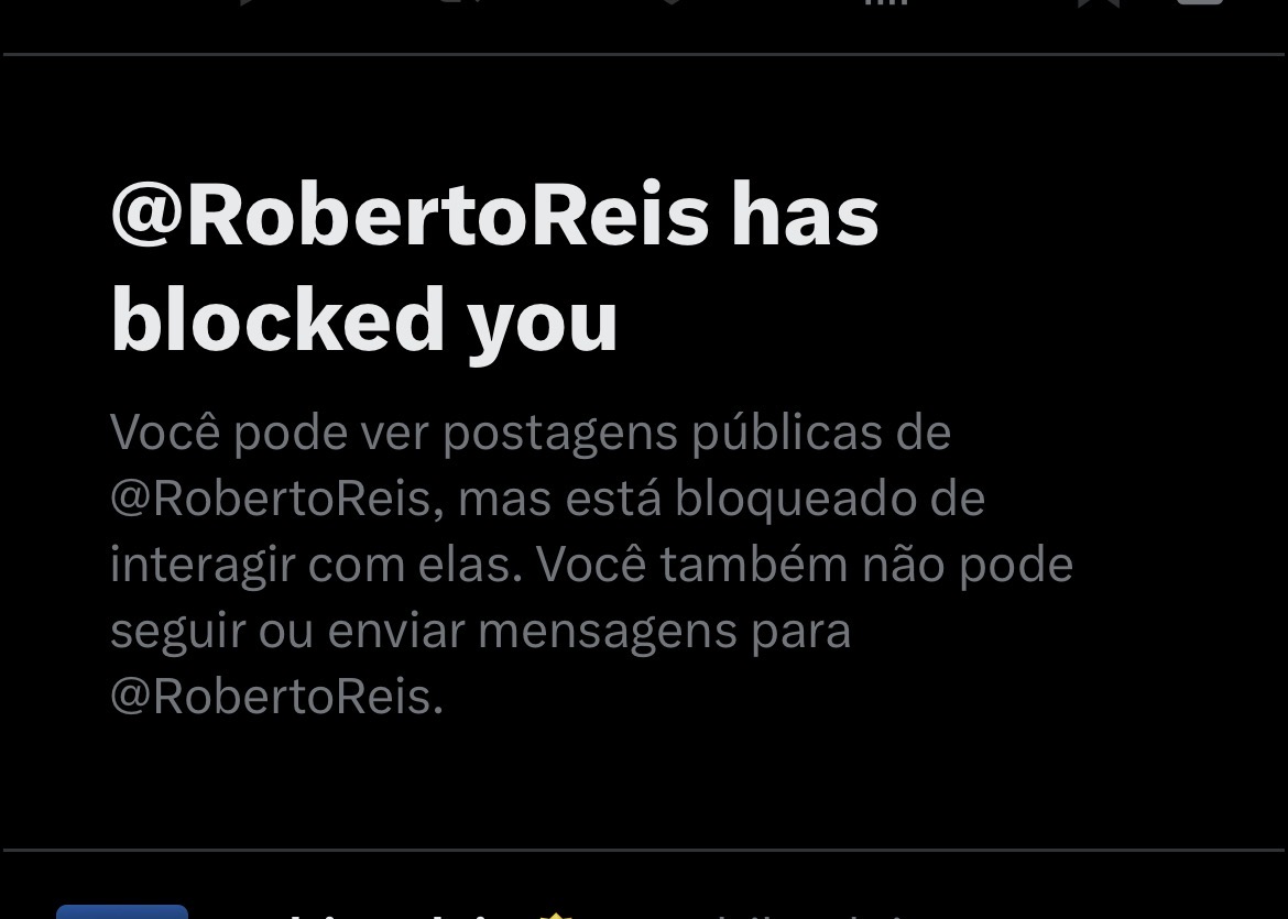 eng_mpaiva's tweet photo. @CafeComSardinha É para ficar triste receber block dele? https://t.co/pnNI2k2jbb