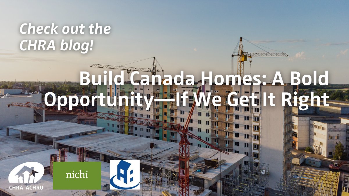 Check out the recent op-ed by John Gordon, CEO, <a href="/NICHI_housing/">NICHI — National Indigenous Collaborative Housing</a>; Tim Ross, CEO, <a href="/CHFCanada/">CHF Canada</a>; and <a href="/SullivanRay/">Raymond Sullivan (he/him)</a> Executive Director, CHRA to learn more about Build Canada Homes and what we need to do to make it work for Canadians.
chra-achru.ca/blog_article/b…