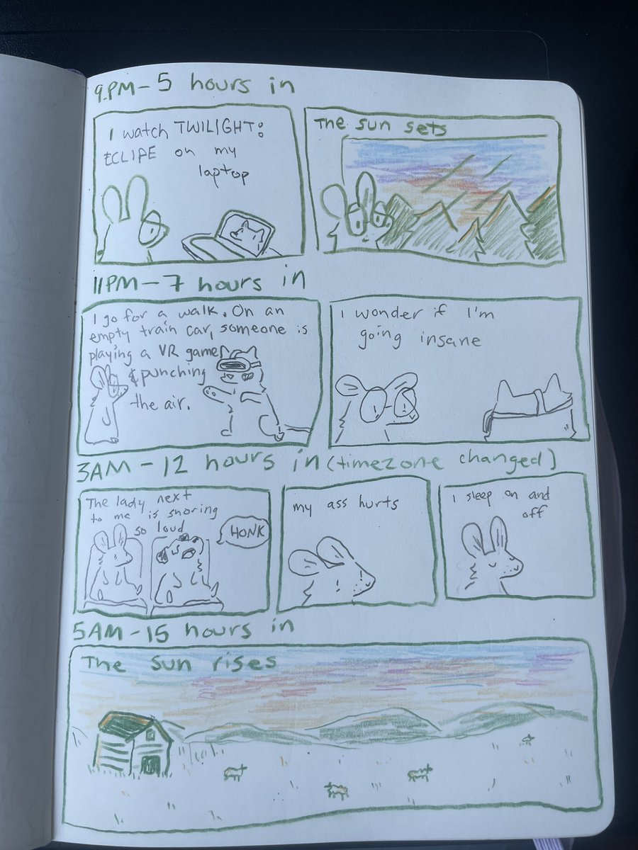 snippets of my 18 hour train ride