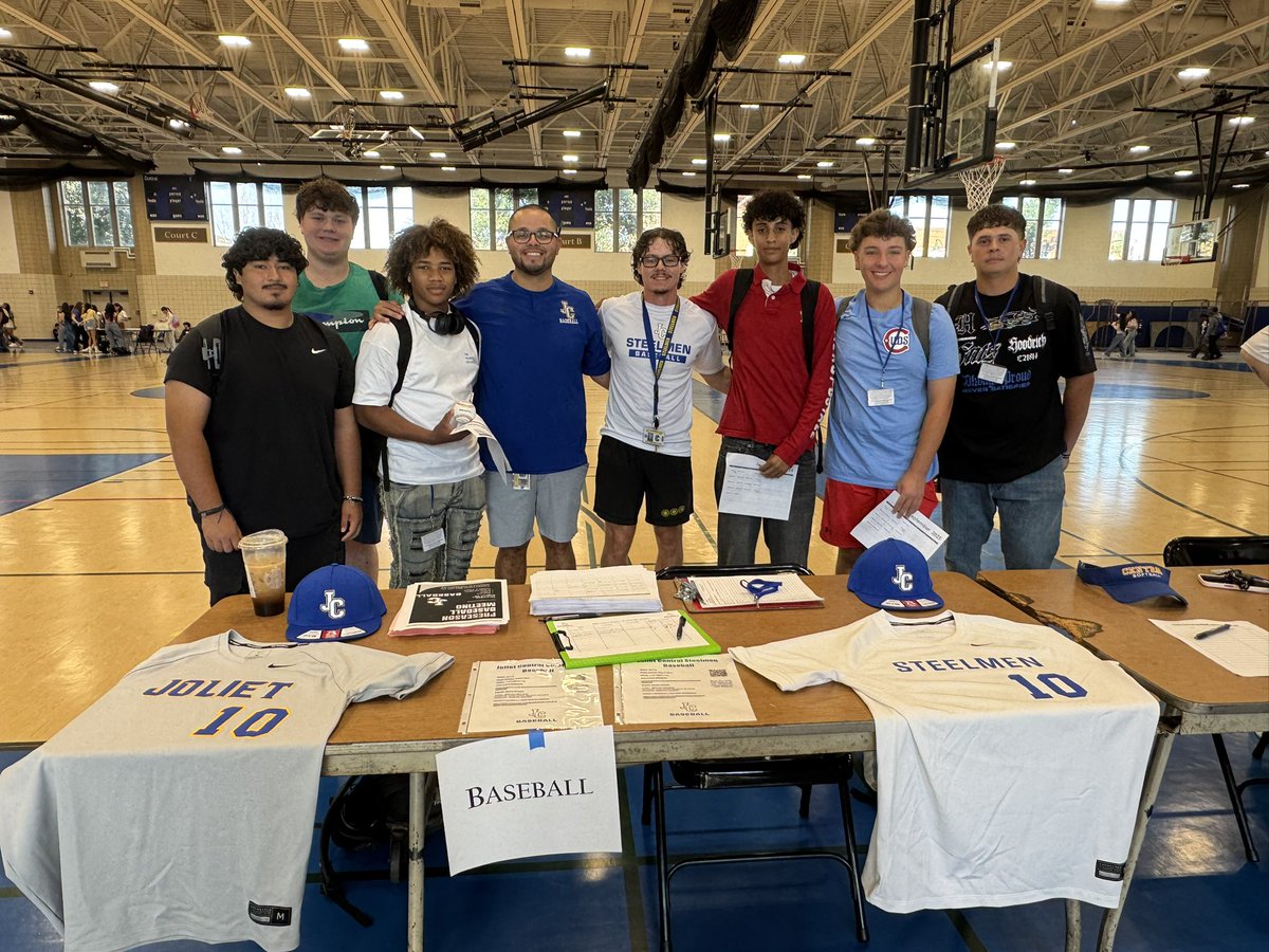 Stop by and learn more about the baseball program in the field house today ⚾️
