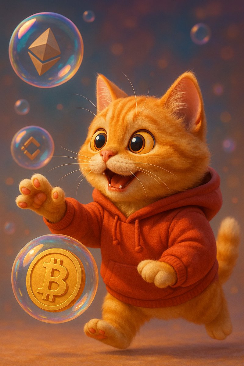 Chichi_Catify's tweet photo. Most cats chase toys…
I chase crypto dreams that float higher every day. 🐾✨
Only one bubble is made to last: $CHICHI 🚀

#MeowToMoon #CHICHICoin #CatifyCrypto #MemeCoin https://t.co/MlX1LOe0s3