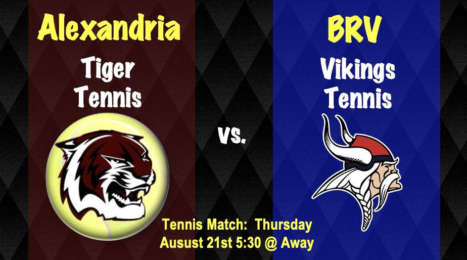 Alexandria Tiger Tennis travels to Blue River Valley today.