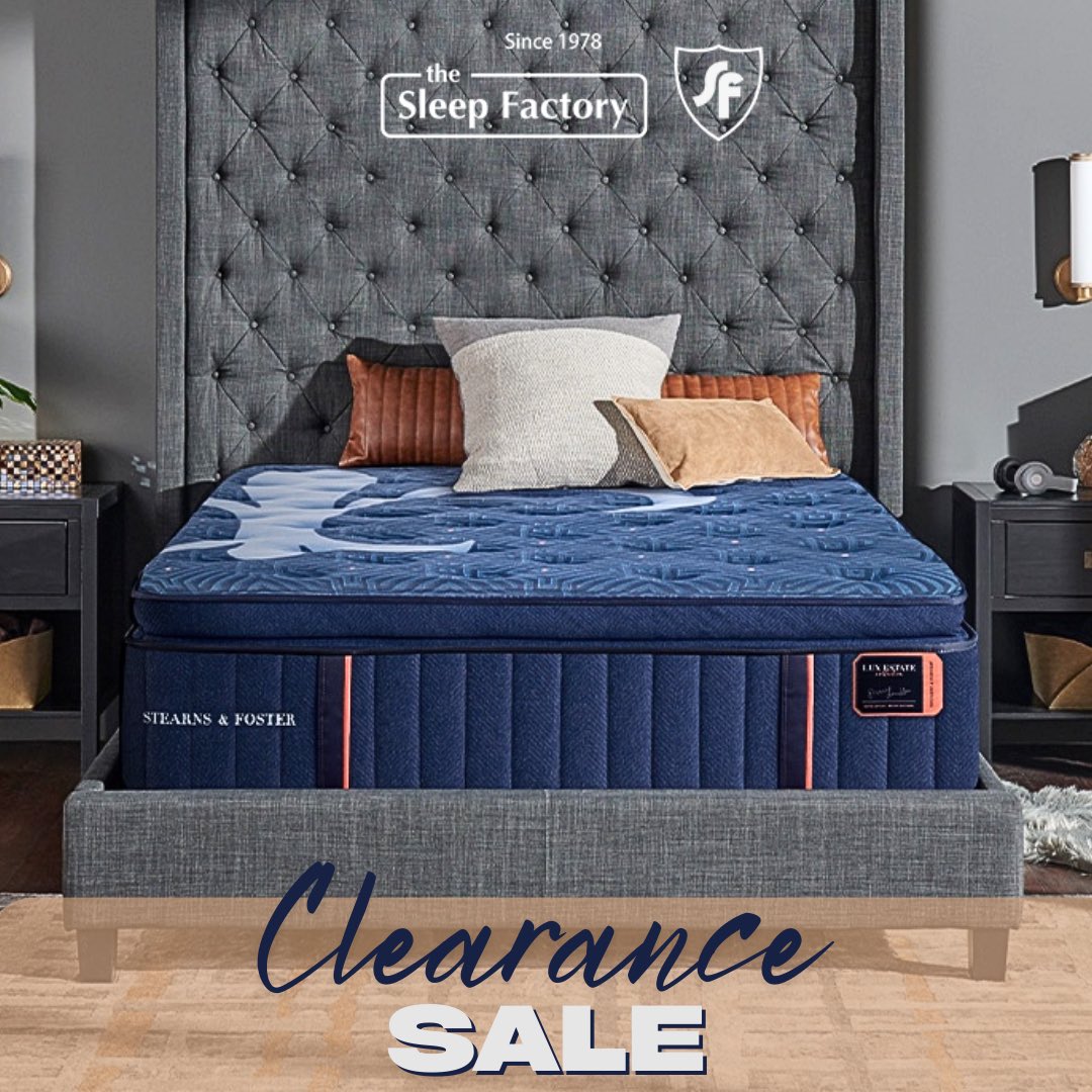 Clearance Sale 🔥

Up to 70% Off select Brand Mattresses, Beds, Adjustable Bases, Bunk Beds, Futons &amp; more.

Shop our Clearance Sale and Save an additional 10% Off Sale &amp; Clearance.  Limited Time Offer.

#mattresssale #clearancesale #bedrooms #bedroominspo #homeinteriors