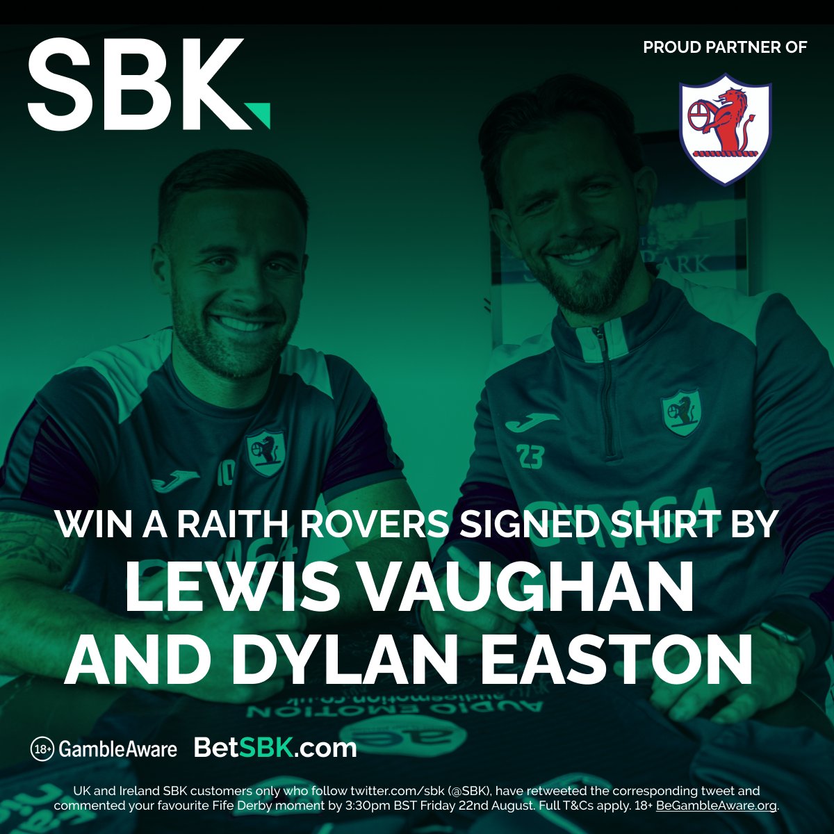 Ever dreamed of owning a shirt signed by your Raith hero?

To claim your shot: 

Follow @SBK  🙌
Retweet this post ♻️
Drop your best Fife Derby memory below 👇

18+ | Gamble Responsibly | T&amp;Cs apply: tinyurl.com/mv6wvu2n