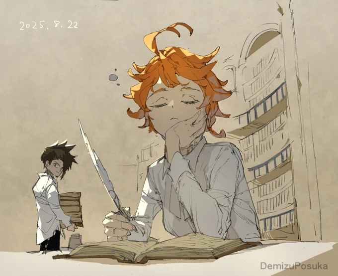 明日は「約束のネバーランド」エマの誕生日です