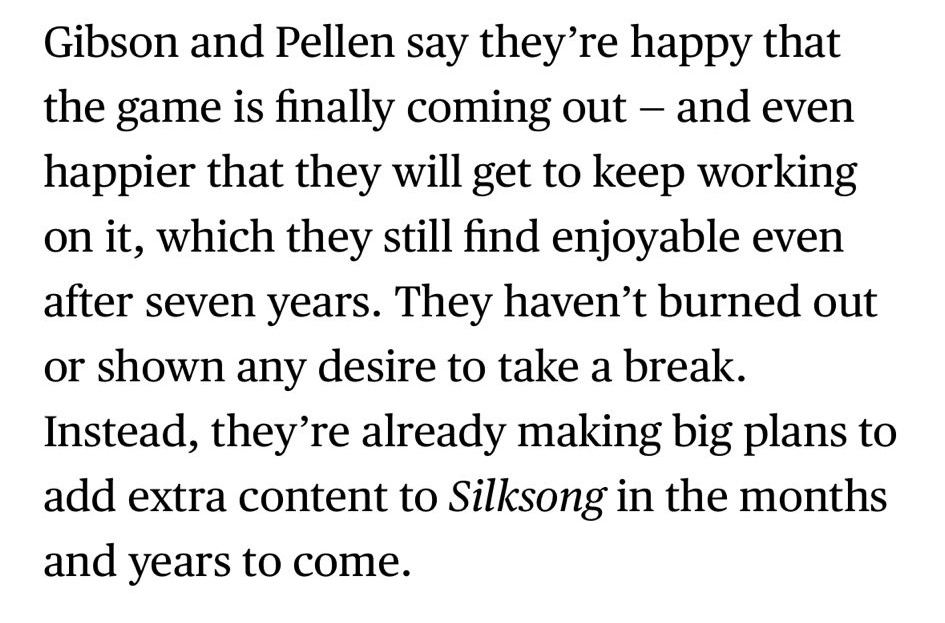 sophiekeen's tweet photo. SILKSONG IS RELEASING ON SEPTEMBER 4TH AND DLC ALREADY CONFIRMED https://t.co/15oN5k4YQR