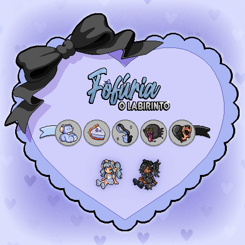 Oi, gente! Há tempos sonhava em fazer um labirinto nesse tema aqui está! 🤍🖤

"Fofúria: O Labirinto" inaugura amanhã (22/08) às 18h BR / 22h PT com 5 EMBLEMAS + 2 RAROS EXCLUSIVOS feitos pela <a href="/Phynissima_/">Phynissima</a>! 🤍🖤

Espero que gostem :)