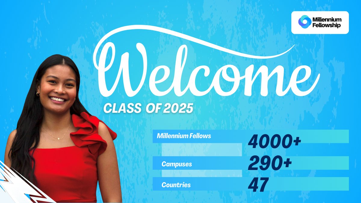 🧑🏾‍🎓UNAI and @mcnpartners are pleased to announce the 2025 class of 4000+ Millennium Fellows! The #MillenniumFellowship elevates student leadership for the #GlobalGoals, helping young people make a tangible impact in their communities.

Learn more: millenniumfellows.org/class-of-2025-…