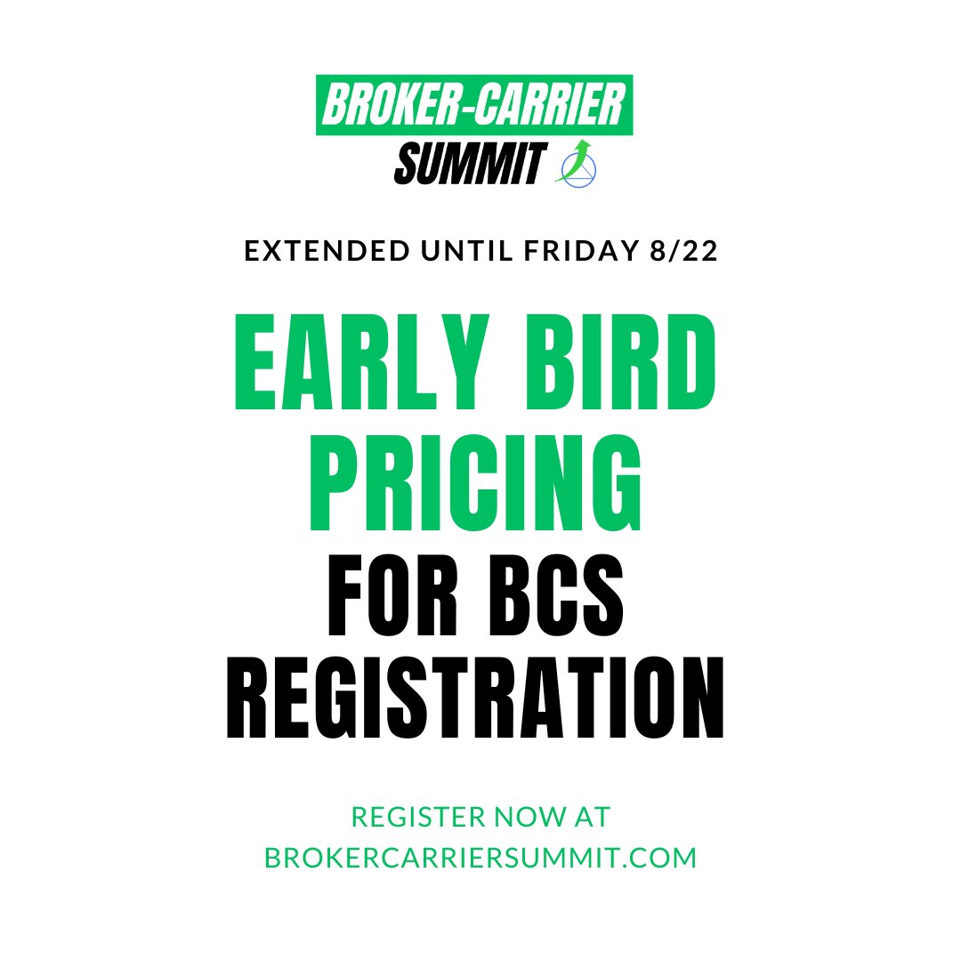 Early Bird Pricing has been 💥 EXTENDED UNTIL FRIDAY! 💥

Register here: bit.ly/bcs-orlando