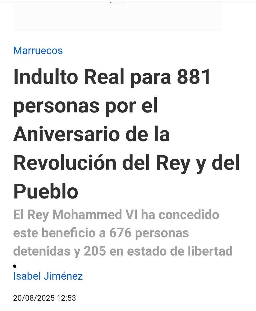 Nou indult del Rei Mohamed de Marroc: 881 delinqüents preparats per anar a les Illes Canàries i després molts d'ells a CAT,  com el yihadista detingut fa poc a Vallfogona de Balaguer que en el seu dia  fóu indultat pel rei marroquí.