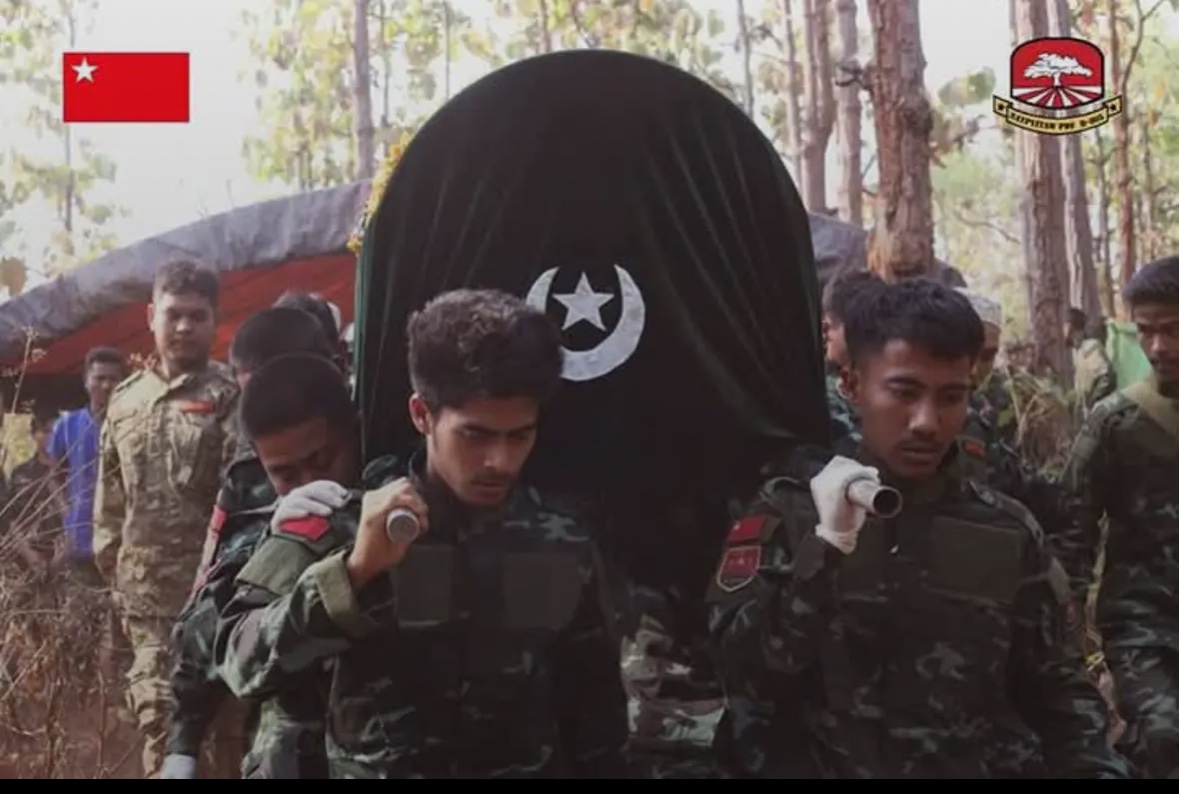 Some images of Buddhist and Christian funerals following the battle of Demoso. As can be seen here, Christian, Buddhist, and Muslim people fought alongside one another against the Junta, as they do all over Myanmar.