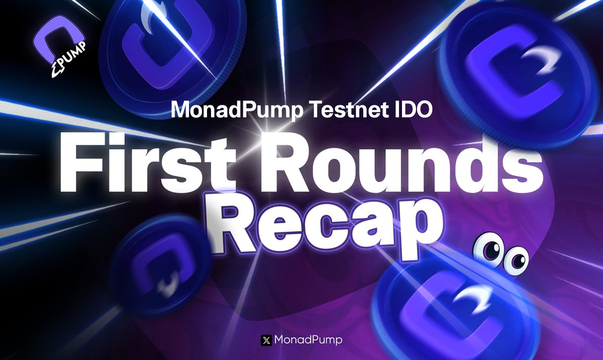 Monad Pump (@monadpump) on Twitter photo 💥 <a href="/mpump_xyz/">Mpump.xyz 🐙</a> Testnet IDO Recap 👀
3,859 buys | 948 wallets |
20k MON raised | 24k MON cashback 💸
✅ Cashback sent
🎁 Exclusive NFTs for WL & Public participants
🎯 Points = future Airdrop
Full recap 👉 mpump.xyz/news/monadpump…
#MonadPump #IDO #Testnet 💥 <a href="/mpump_xyz/">Mpump.xyz 🐙</a> Testnet IDO Recap 👀
3,859 buys | 948 wallets |
20k MON raised | 24k MON cashback 💸
✅ Cashback sent
🎁 Exclusive NFTs for WL & Public participants
🎯 Points = future Airdrop
Full recap 👉 mpump.xyz/news/monadpump…
#MonadPump #IDO #Testnet
