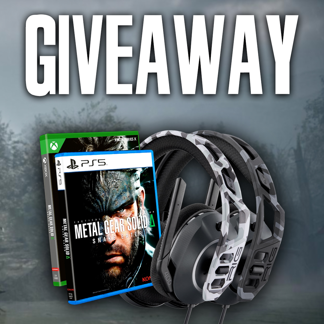 RIG Gaming (@riggaming) on Twitter photo Fully immerse yourself in Metal Gear Solid Δ: Snake Eater with our camo 400 Gen 2 giveaway.
To win a copy of the game + 400 GEN 2 headset:
🔘 follow <a href="/RIGGaming/">RIG Gaming</a>
❤️ like this post
🔁 share this post
❄️🏙️ comment which camo you want: ARCTIC or URBAN
Check our other socials Fully immerse yourself in Metal Gear Solid Δ: Snake Eater with our camo 400 Gen 2 giveaway.
To win a copy of the game + 400 GEN 2 headset:
🔘 follow <a href="/RIGGaming/">RIG Gaming</a>
❤️ like this post
🔁 share this post
❄️🏙️ comment which camo you want: ARCTIC or URBAN
Check our other socials
