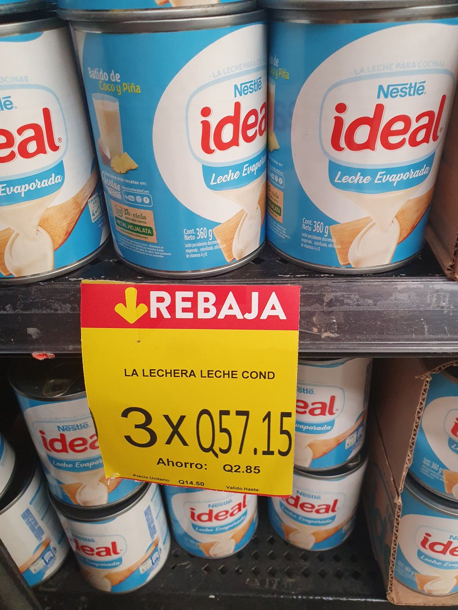 #Walmart y sus promociones 😏. Precio normal por unidad Q.14.50 pero "en oferta" si lleva 3 cada unidad le cuesta Q.19.05
Aquellas tus ofertas 🙄
#quetzaltenango #guatemala