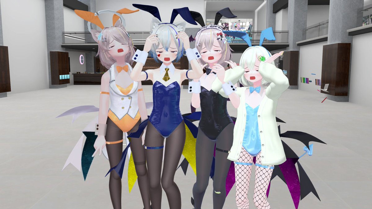 バニーの日開催第2回NylonHeartBunnyMeeting参加してました！
右向いても左向いてもバニーばにーBunny！
まさにバニーの日！
#トラスとウェッジ #NHFMeeting