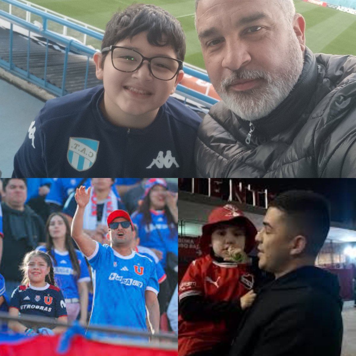 Cerca de todos los que sentimos la verdadera pasión, ojalá que los verdaderos lleguen a sus hogares siempre.
<a href="/udechile/">Universidad de Chile</a>, <a href="/Independiente/">C. A. Independiente</a>, <a href="/ATOficial/">Atlético Tucumán</a> .