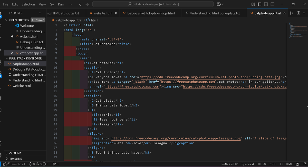 DRex_code's tweet image. I have completed Build a Cat Photo App #freecodecamp
 freecodecamp.org/learn/full-sta…