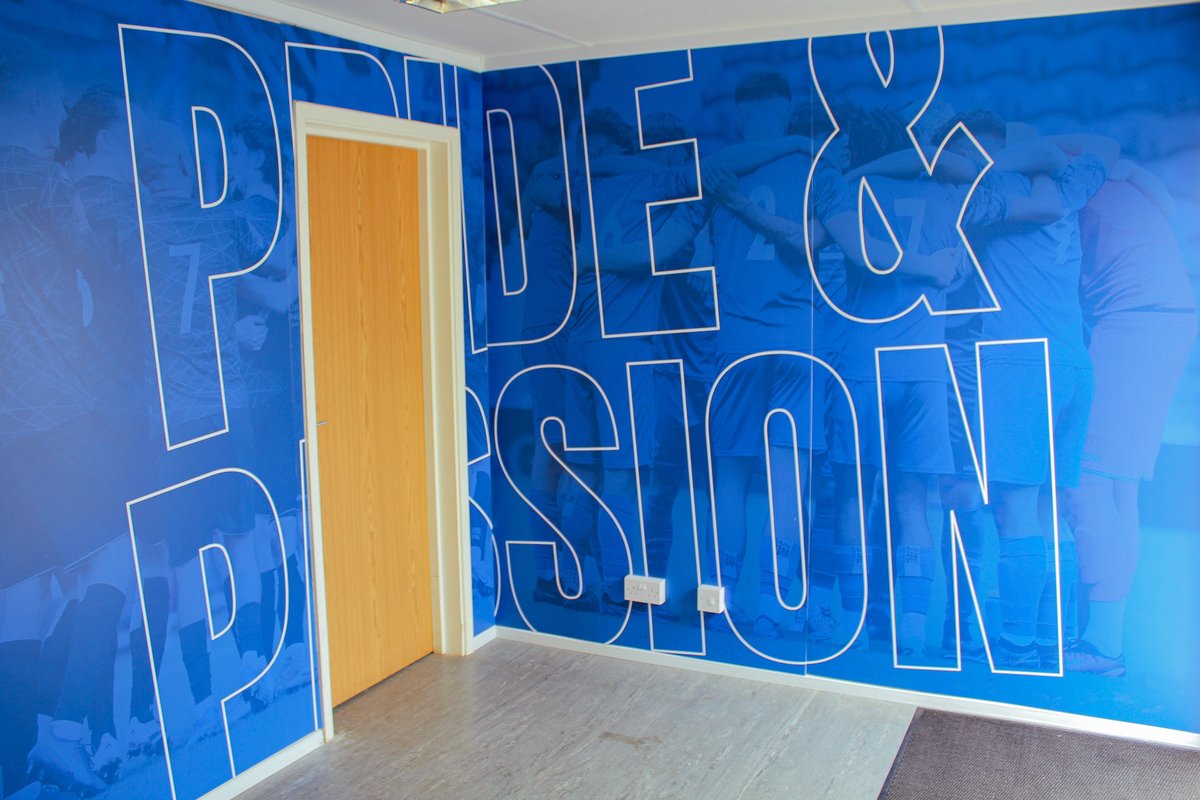 ChipTownAcademy's tweet photo. We are delighted to show off new developments at Stanley Park! 🚧

New signage in the Tunnel, and decorations to the learning rooms 🎓

With huge thanks to @weareprovenppd for their help during the project!

#BlueArmy 💙 https://t.co/S2mP5ObSHe