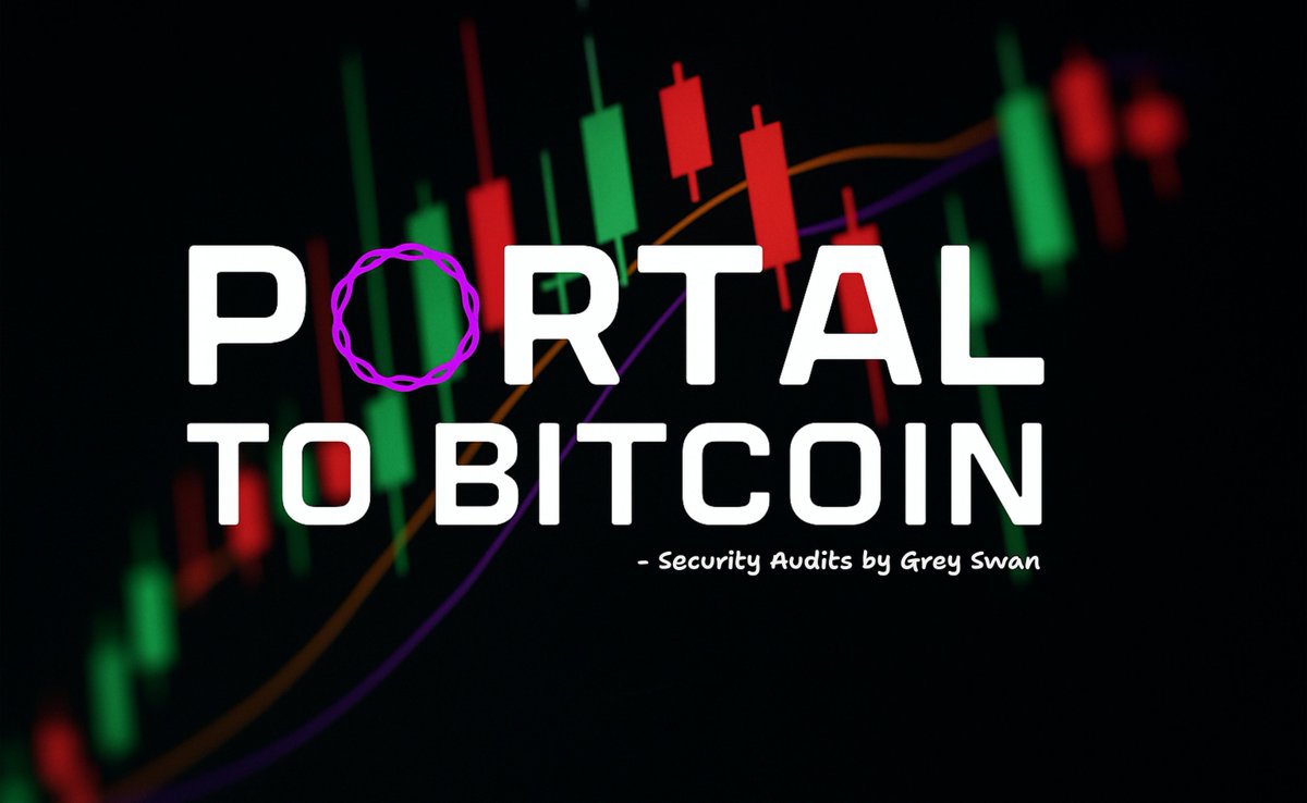 🚀 Bullish on <a href="/PortaltoBitcoin/">Portal</a>  ($PTB) after the latest Grey Swan security audits.
No unresolved critical risks → huge green flag ✅

🔹 My Take: Security is the foundation for real adoption. Seeing Portal pass top-tier audits gives me even more confidence in its long-term