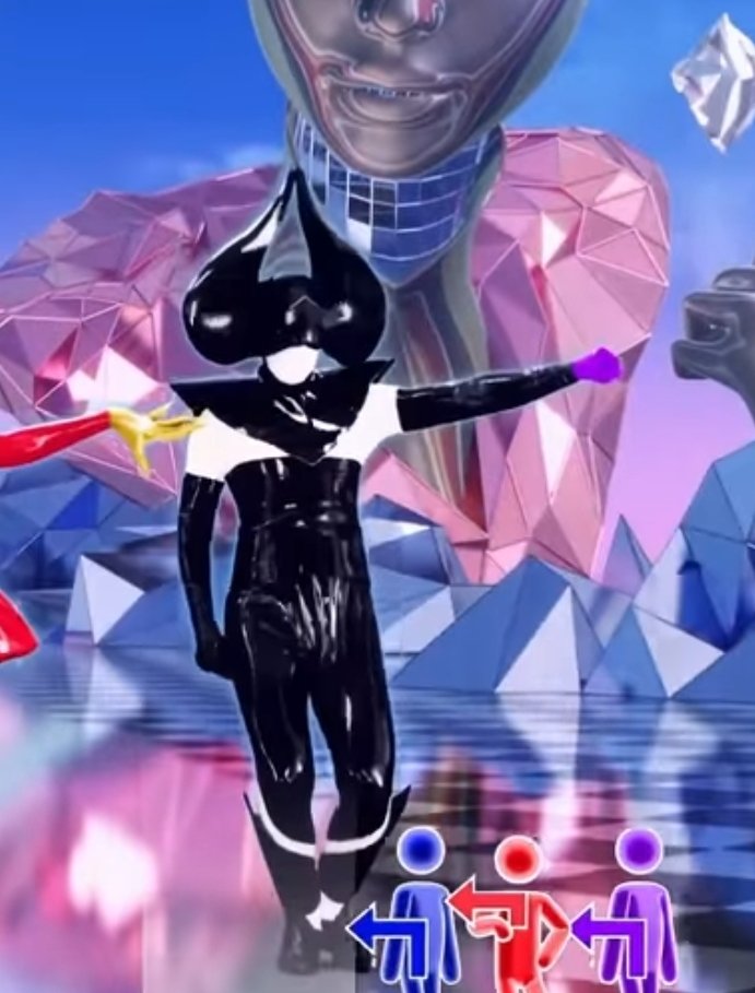 alien0917_JD's tweet image. &amp;lt;599일차&amp;gt; poker face 3p let's gooo
#justdancefanart #justdance2025 #매일낙서