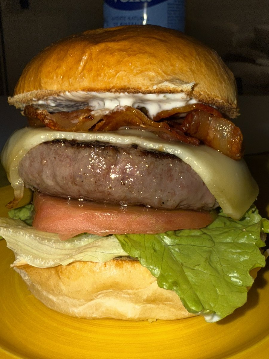 Hamburguesa hecha por mí ayer. Opiniones?