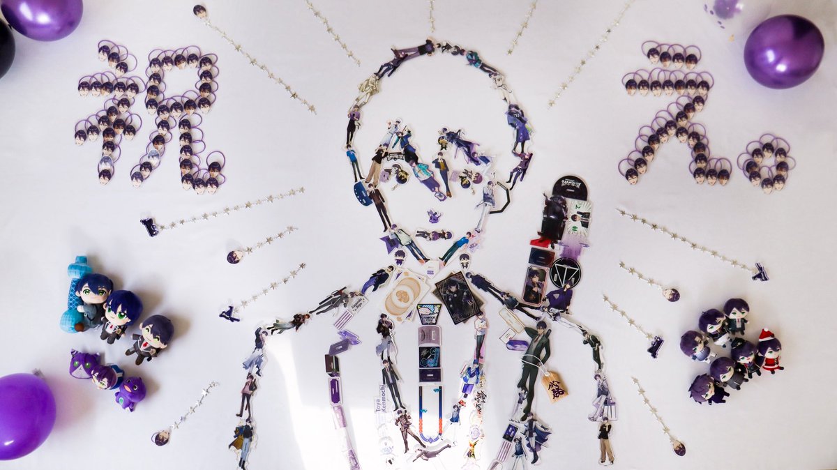 剣持刀也、誕生日おめでとうございます。祝った。

#剣持刀也誕生祭2025
#金剛力也像 #剣持刀也のお誕生日会