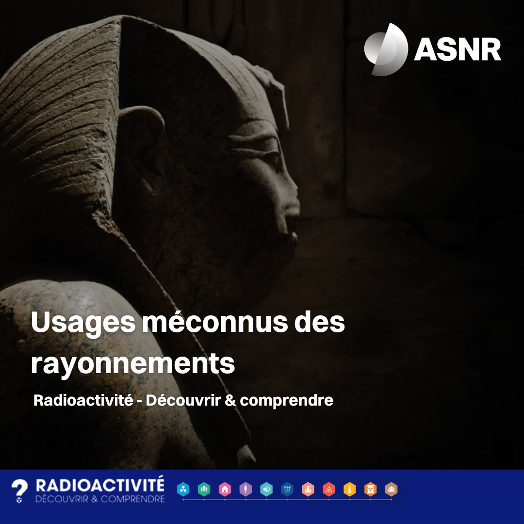 🔍#LeSaviezVous Les #rayonnements ionisants sont de véritables outils aux multiples usages !🔬⚡Ils sont utilisés dans des secteurs variés &amp; parfois inattendus : industrie, archéologie, agroalimentaire…
Découvrez-en +👉 expo-radioactivite.irsn.fr/thematiques/us…
#Science #Radioactivité #Pédagogie