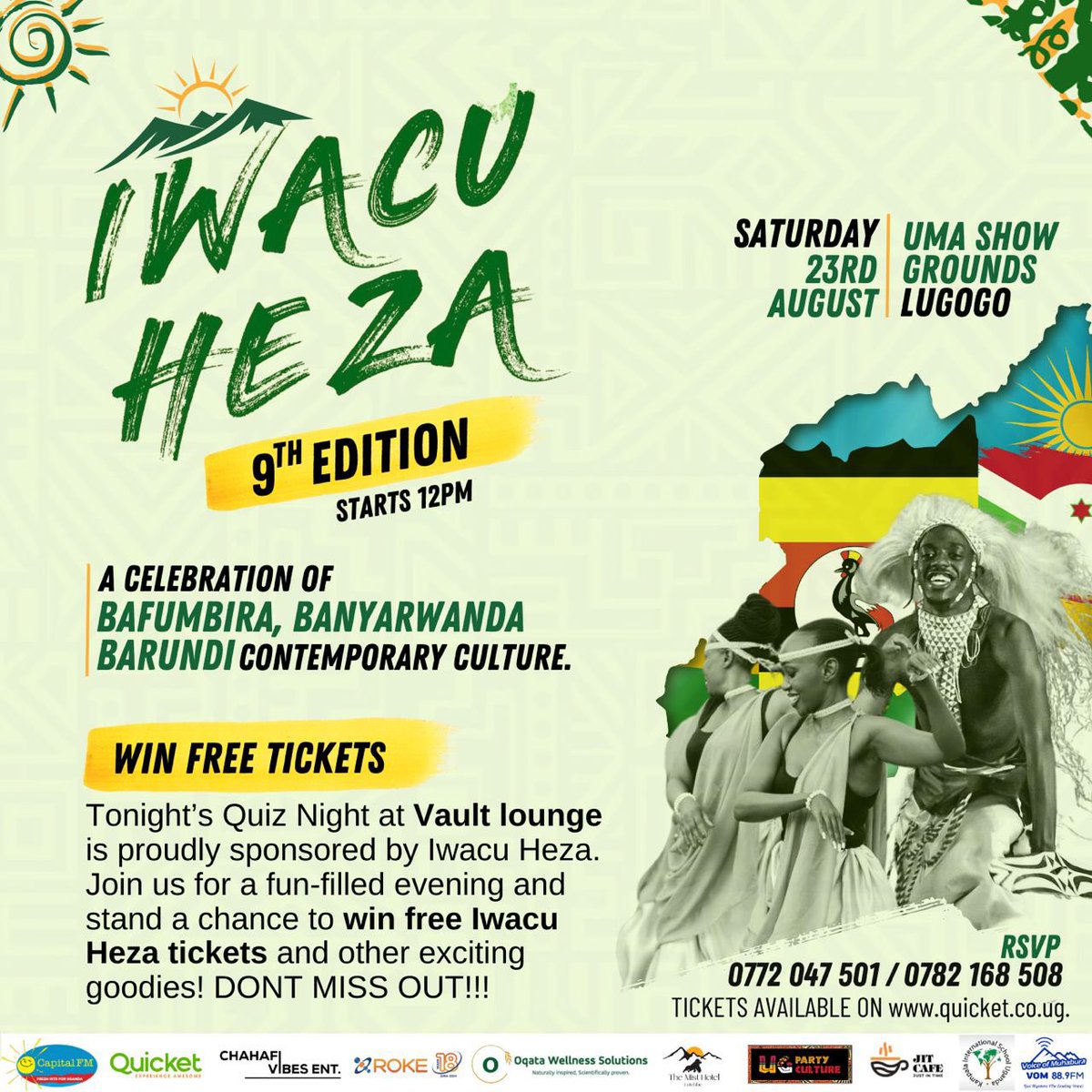 Rachealkyy's tweet image. This Saturday 
All roads lead to UMA show grounds for #IwacuHeza25