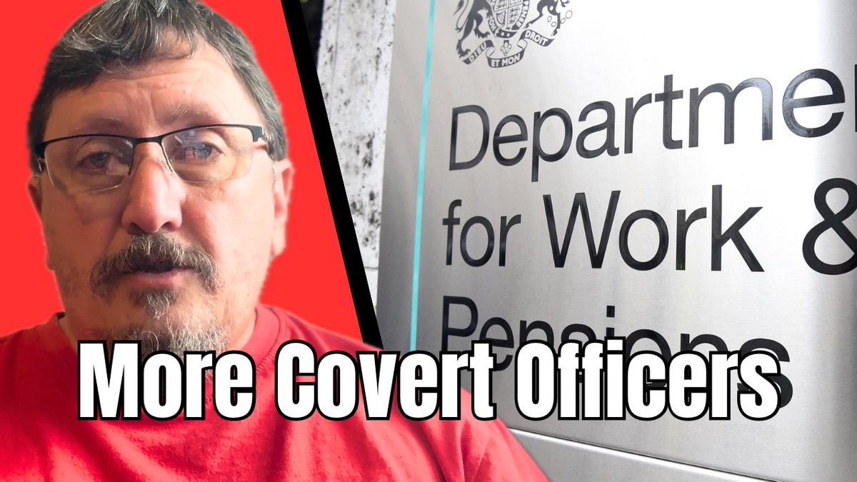 DWP Recruit More Covert Officers 
youtu.be/PguU-mlNRzQ