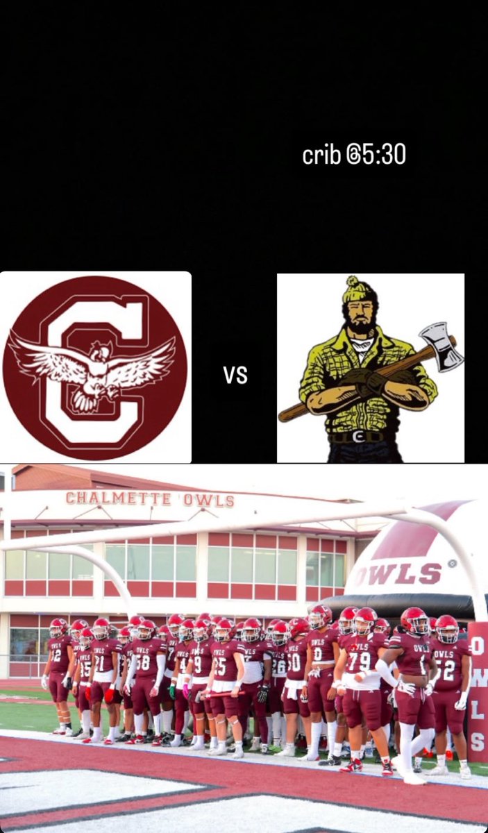 Chalmette vs bogalusa home game @ 5:30