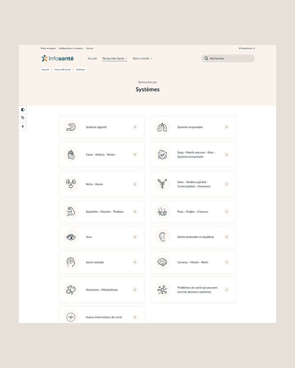 Last week, Julien showed you the challenges behind infosante.be.
This week, we’re going behind the scenes:
from the main page design,
to body part searches,
to the system logos that make it all work.
More on the project: whitecube.be/projets/infosa…
#WebDesign #Whitecube