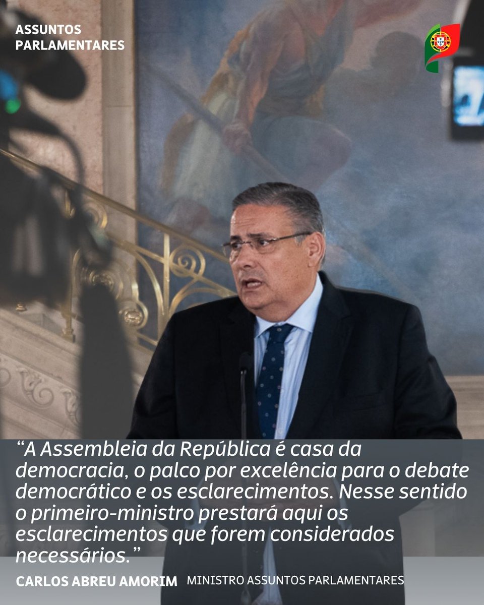 aparlamentares's tweet photo. 💪✅“Esta é a hora prioritária do combate, da ação.” 
🏦O ministro dos Assuntos Parlamentares, Carlos Abreu Amorim, afirma que o primeiro-ministro 🇵🇹manifestou vontade de ir ao parlamento prestar esclarecimentos sobre o combate aos incêndios.🚒👨‍🚒 https://t.co/AqmEmm20to