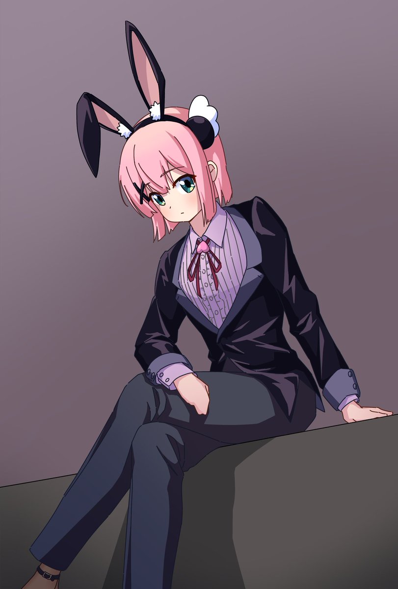 滑り込みバニーの日rkgk
スーツのバニーもカッコよくていいですよね
#まちカドまぞく