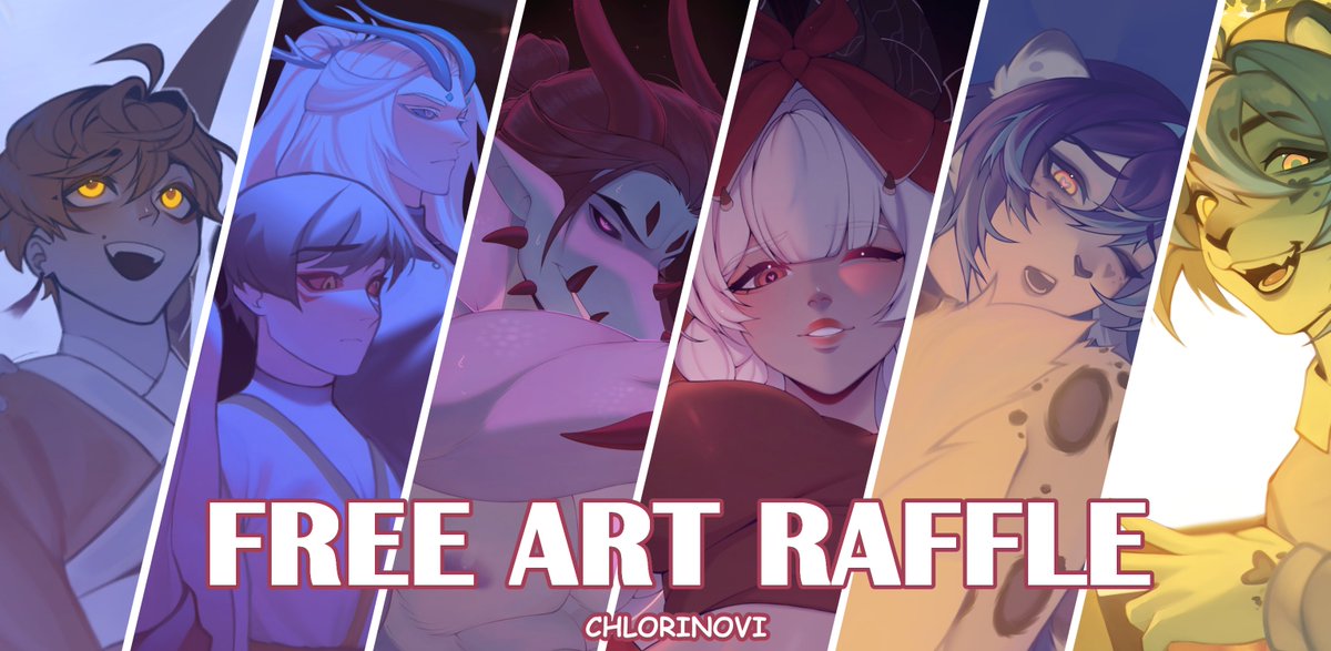 CHLORINOVI🔥raffle pinned (18+) (@_chlorinovi_) on Twitter photo ✨RAFFLE✨
🌿RULES🌿
- Follow me
- ❤️+🔄
- freebie-only accounts DNI
🌿PRIZE🌿
Artistic freedom artwork (SFW or NSFW)
The more participants — the more winners! (max 3 winners)
⌛️Raffle ends on September 21, winners will be picked randomly
#raffle #art ✨RAFFLE✨
🌿RULES🌿
- Follow me
- ❤️+🔄
- freebie-only accounts DNI
🌿PRIZE🌿
Artistic freedom artwork (SFW or NSFW)
The more participants — the more winners! (max 3 winners)
⌛️Raffle ends on September 21, winners will be picked randomly
#raffle #art