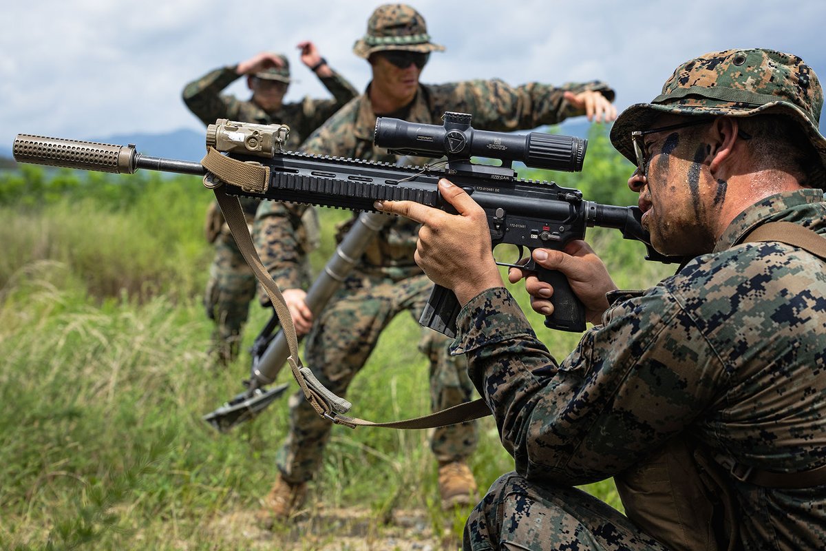 marforres's tweet photo. Marines with 2/23 and ROK Marines conduct patrols, communications, and mortar fire missions during KMEP 25.2 in Pohang, South Korea, Aug. 5, strengthening combined tactics. #USMC #KMEP #UDP #IndoPacific #Marines https://t.co/WJagqEIK1p