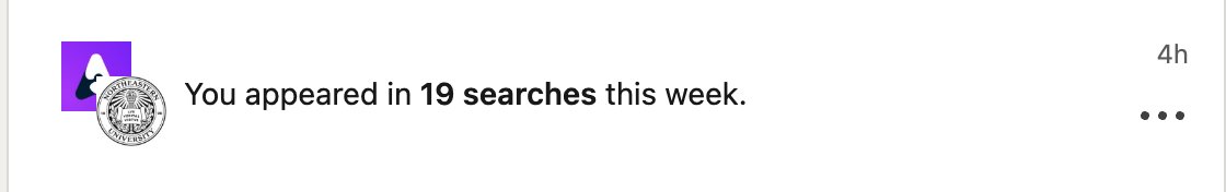 LinkedIn impressions, there is ELO to ts.  Changing up once I get empl*zzed .😤6⃣7⃣