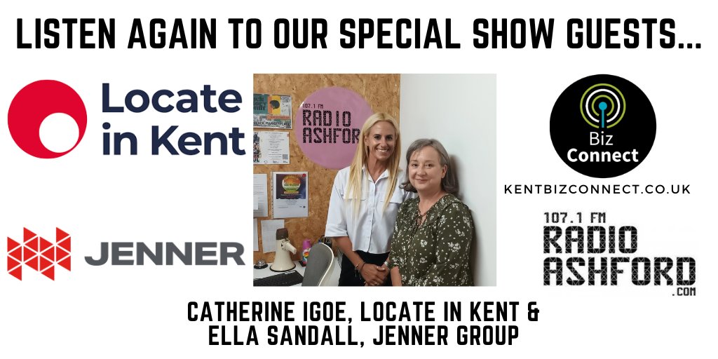 LATEST SHOW: Listen again to our fabulous radio show guests; Catherine Igoe, Locate in Kent <a href="/LocateInKent/">Locate in Kent</a> &amp; Ella Sandall Jenner Group <a href="/jennergroup/">Jenner</a>. Join us #Kent #Business #Investment #Agency #Construction #Networking #DWAD #Charity;  kentbizconnect.co.uk/episodes/