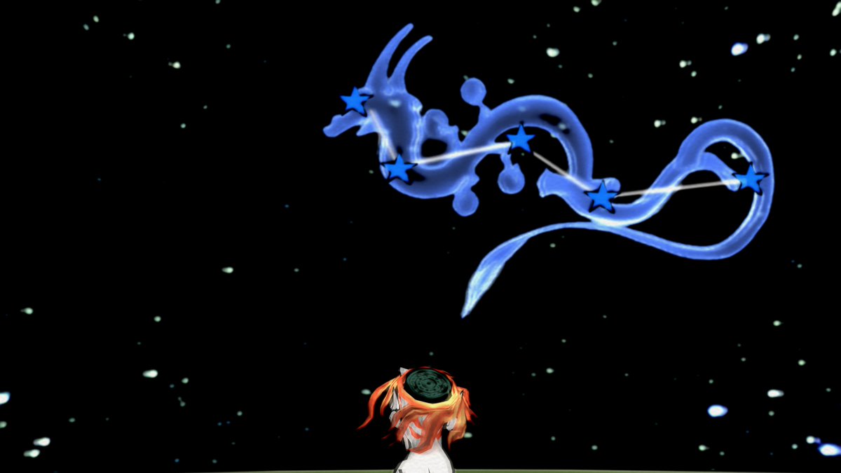 Seeing dragons in the stars… 🐲