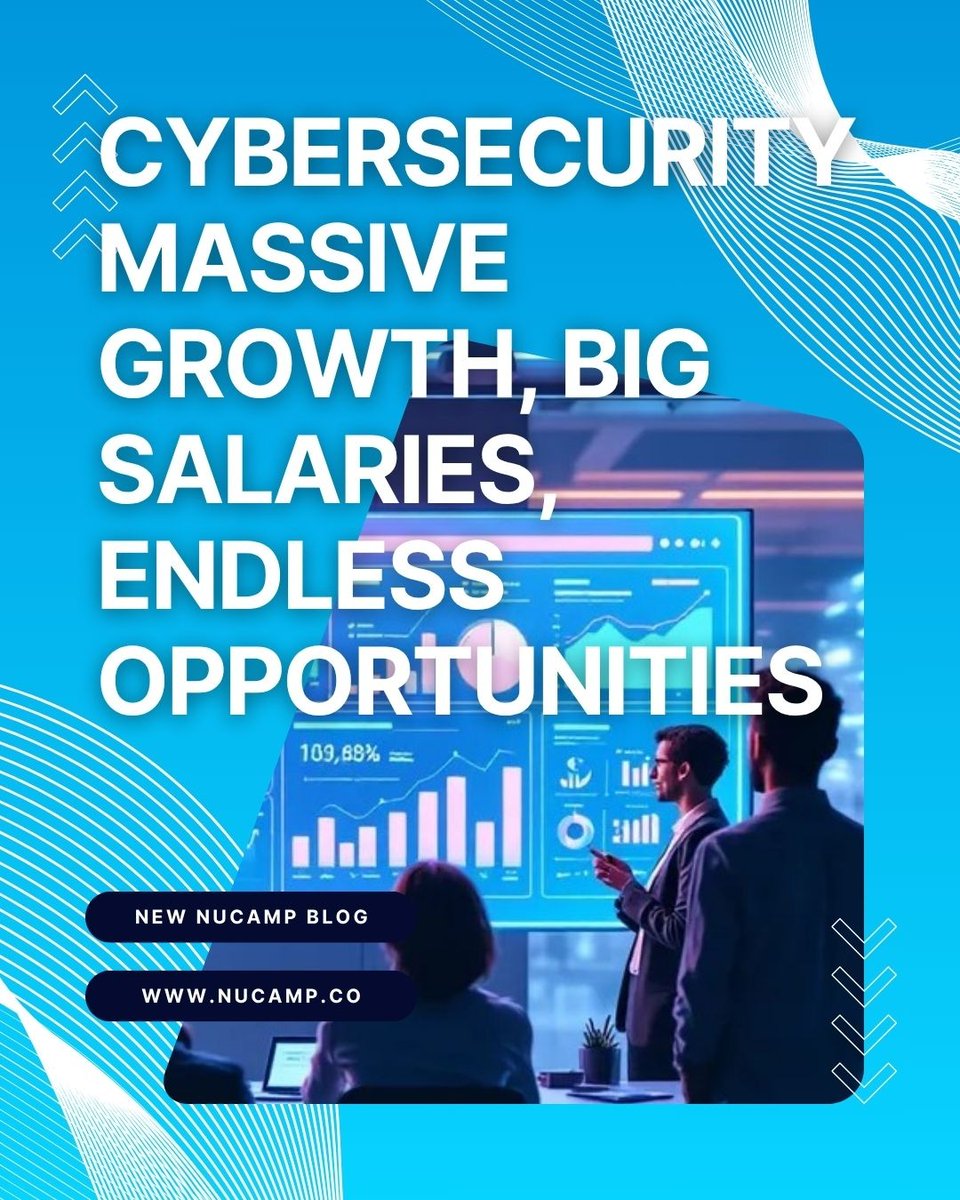 NucampCodingBC's tweet image. Cybersecurity is exploding in 2025, with 3.5M jobs and salaries hitting $171K! Cloud, AI, and remote threats are driving insane demand. Ready to level up?
Read More: nucamp.co/blog/coding-bo…