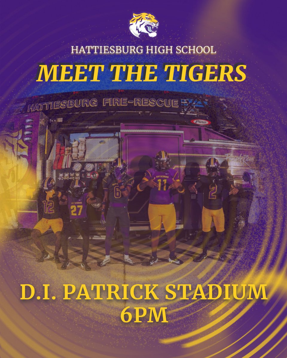 Tonight is “Meet the Tigers”!! Come out and see our student-athletes at 6pm at D.I. Patrick Stadium. We look forward to seeing you there! Go Tigers!!! #BurgBuilt™️ #EDC