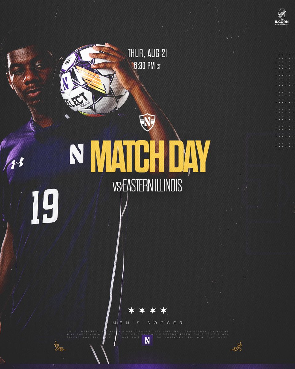 We're back 😼

🆚 Eastern Illinois
⏰ 6:30 p.m. CT 
📍 Northwestern Medicine Field at Martin Stadium
📺 bit.ly/4mLSgzw 
📊 statb.us/b/593371