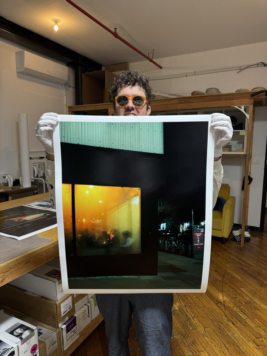 I have no idea what will unfold with the auctions for NIGHTMOVES today at 2 PM but I do know one thing for sure- ten signed fine art prints will be in collectors hand by next week, no matter what happens. The detail at scale here is so fun. So ready to let these rip. Links below!