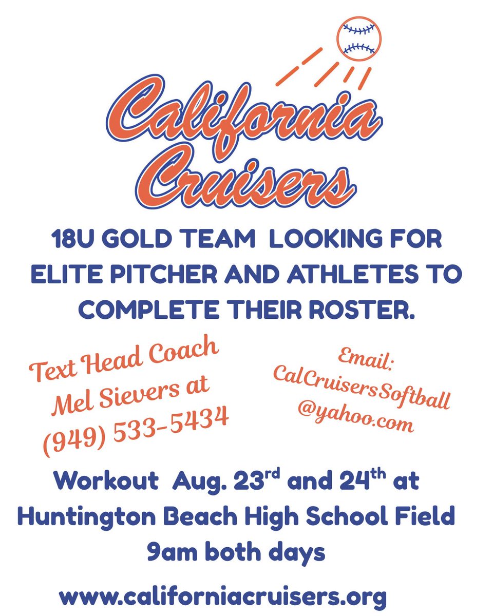 Cal Cruisers Sievers 18U Gold (@calcruisers18u) on Twitter photo 