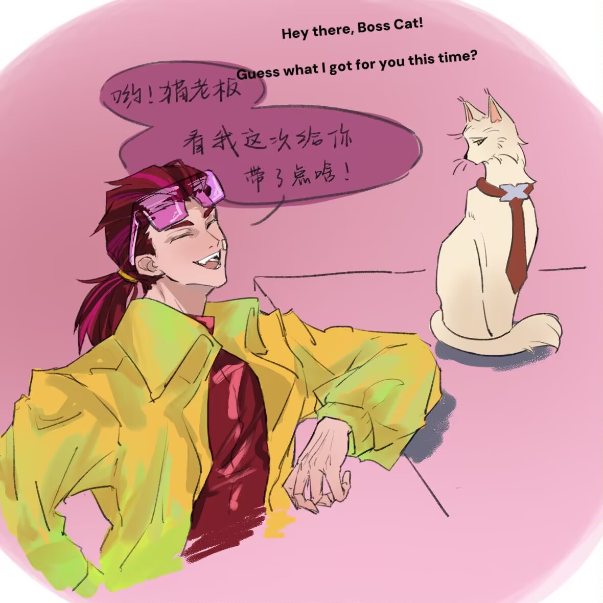RedSpiderLily_3's tweet photo. 【代发】假如X是一只猫
原作者LOFTER ID：ruohun314
#ToBeHeroX 
#smilex
#ToBeHeroXnine https://t.co/4RRG33wiR5