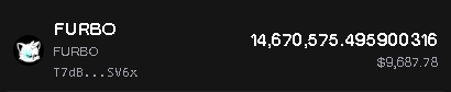 Day 25 of 30 

Bought back into $FURBO.
Out of the top three leaders, $FURBO really stands out as the strongest.

Several people are working on it, which helps it grow steadily and win over an audience.

Great social media presence and a well-made website.

$FURBO shines compared