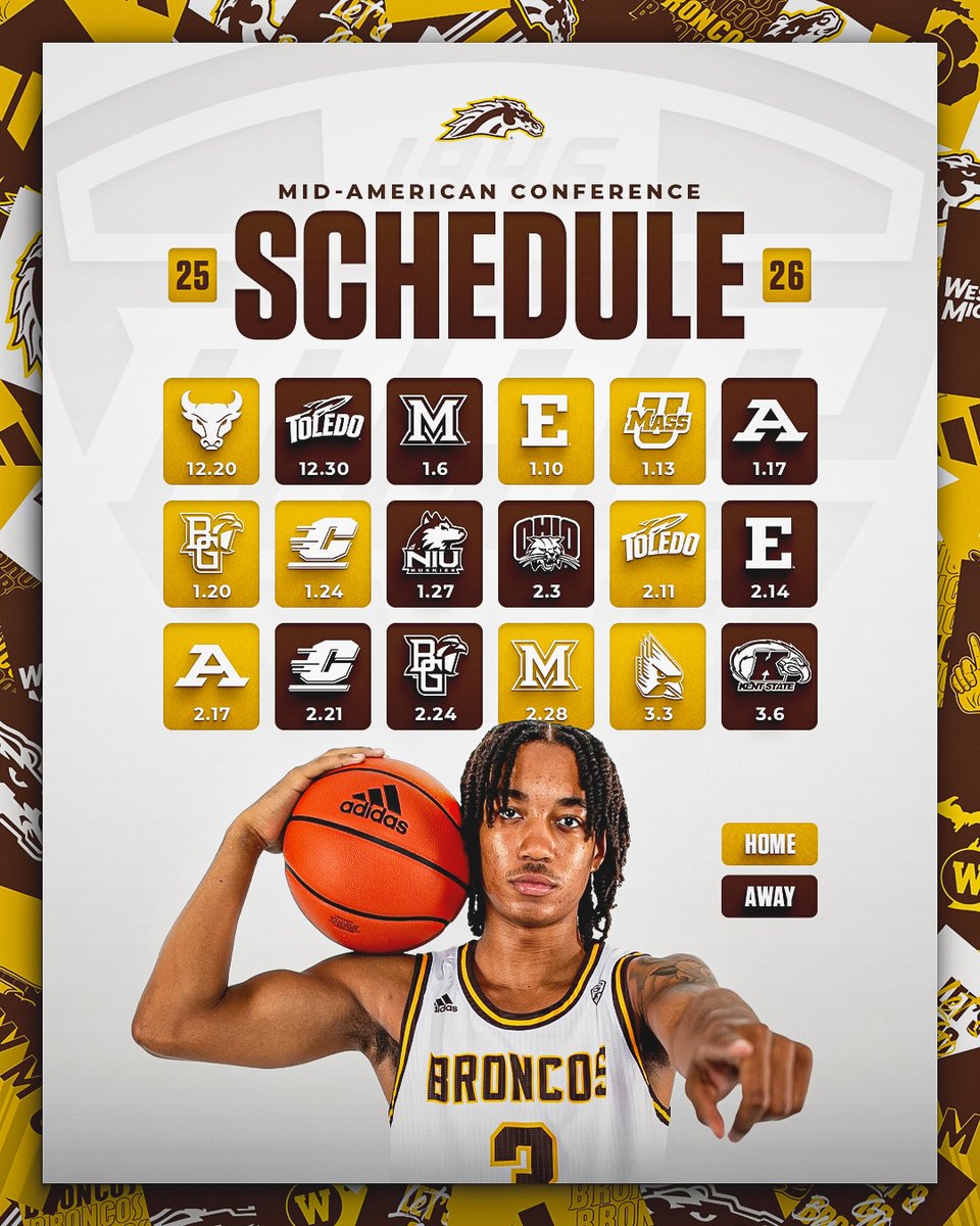 Our 2025-26 <a href="/MACSports/">MACtion</a> schedule has arrived!

READ: buff.ly/RFuRJGz

#BroncosReign