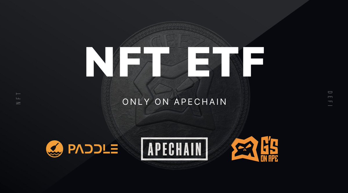 Paddle Finance ๐ปโ๏ธ๐ผ (@paddlefi) on Twitter photo First NFT ETF powering <a href="/GeezOnApe/">GeezOnApe</a> & $PNutz is now live on <a href="/ApeChainHUB/">ApeChainHUB</a>
ETF Frontend for Geez <> $PNutz
- PaddleFi link: ape.paddlefi.com
- GeeBank link: geezonape.com/geebank
Trading on <a href="/ape_express_/">Ape Express</a> and <a href="/CamelotDEX/">Camelot</a>
APE ON TOP, GEEZ ON TOP First NFT ETF powering <a href="/GeezOnApe/">GeezOnApe</a> & $PNutz is now live on <a href="/ApeChainHUB/">ApeChainHUB</a>
ETF Frontend for Geez <> $PNutz
- PaddleFi link: ape.paddlefi.com
- GeeBank link: geezonape.com/geebank
Trading on <a href="/ape_express_/">Ape Express</a> and <a href="/CamelotDEX/">Camelot</a>
APE ON TOP, GEEZ ON TOP