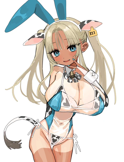 バニーin牛ビキニ
