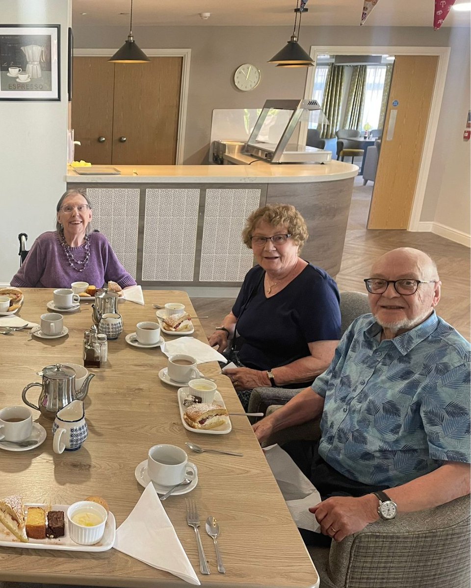 What's better than an afternoon tea? One that's full of homemade treats! 🧁☕

Holdenhurst residents recently gathered for a special afternoon, featuring a beautiful spread of Victoria Sponge, brownies, lemon posset and lemon drizzle cake.

#AfternoonTea #TeaTimeTreats #Community